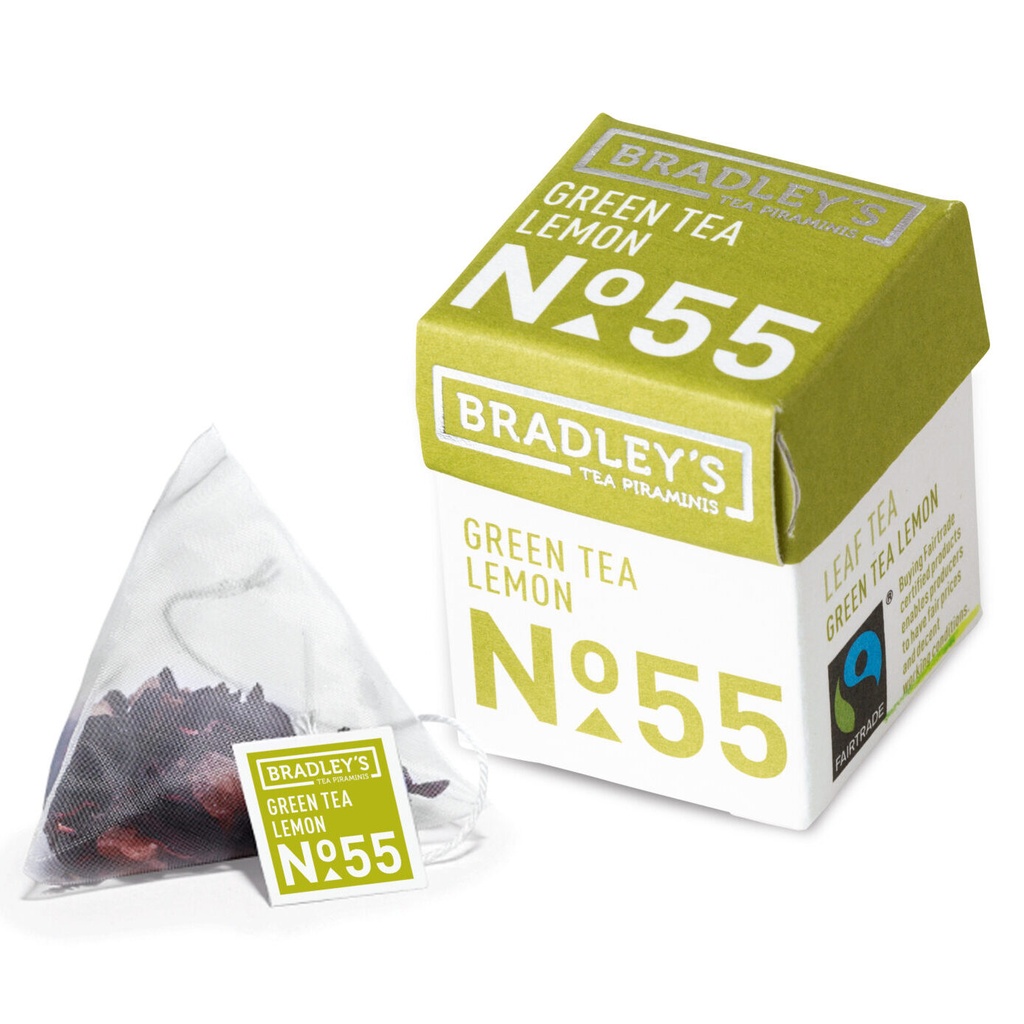 Bradley's Piramini |  Green Tea Lemon  No. 55 | 30 st.